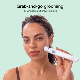 Conair Girlbomb rotary shaver head detail for smooth close finishing
