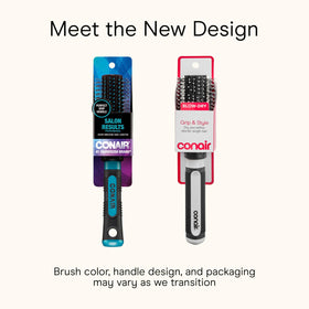 Conair grip & style barrel closeup showing mid-size barrel for controlled styling
