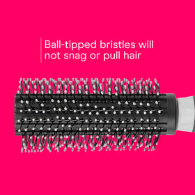 Conair grip & style in use blowdry demonstrating easier smoothing and volume