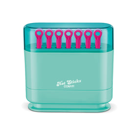 Conair front view of 14 hot rollers kit showing quick styling benefits