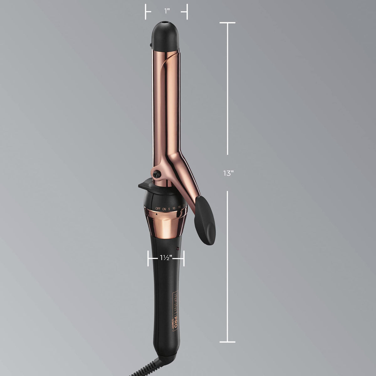 Conair in-hand scale comparison showing compact size and comfortable grip