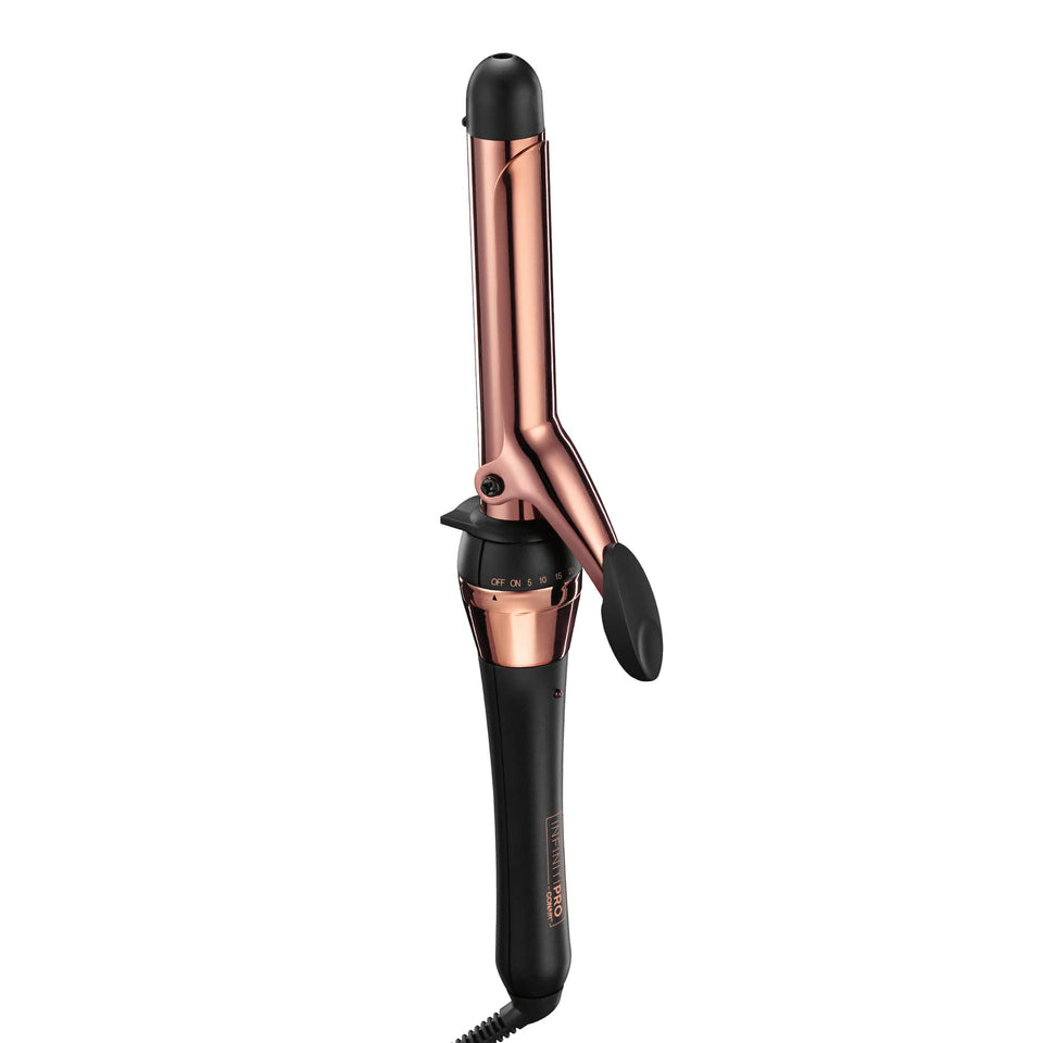 Conair INFINITIPRO front view showing barrel and handle for easy styling
