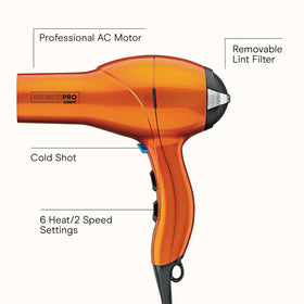 Conair InfinitiPRO with diffuser, concentrator, and blowout brush for versatile styling