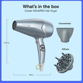 Conair InfinitiPRO used by stylist diffusing curls for defined bounce and volume