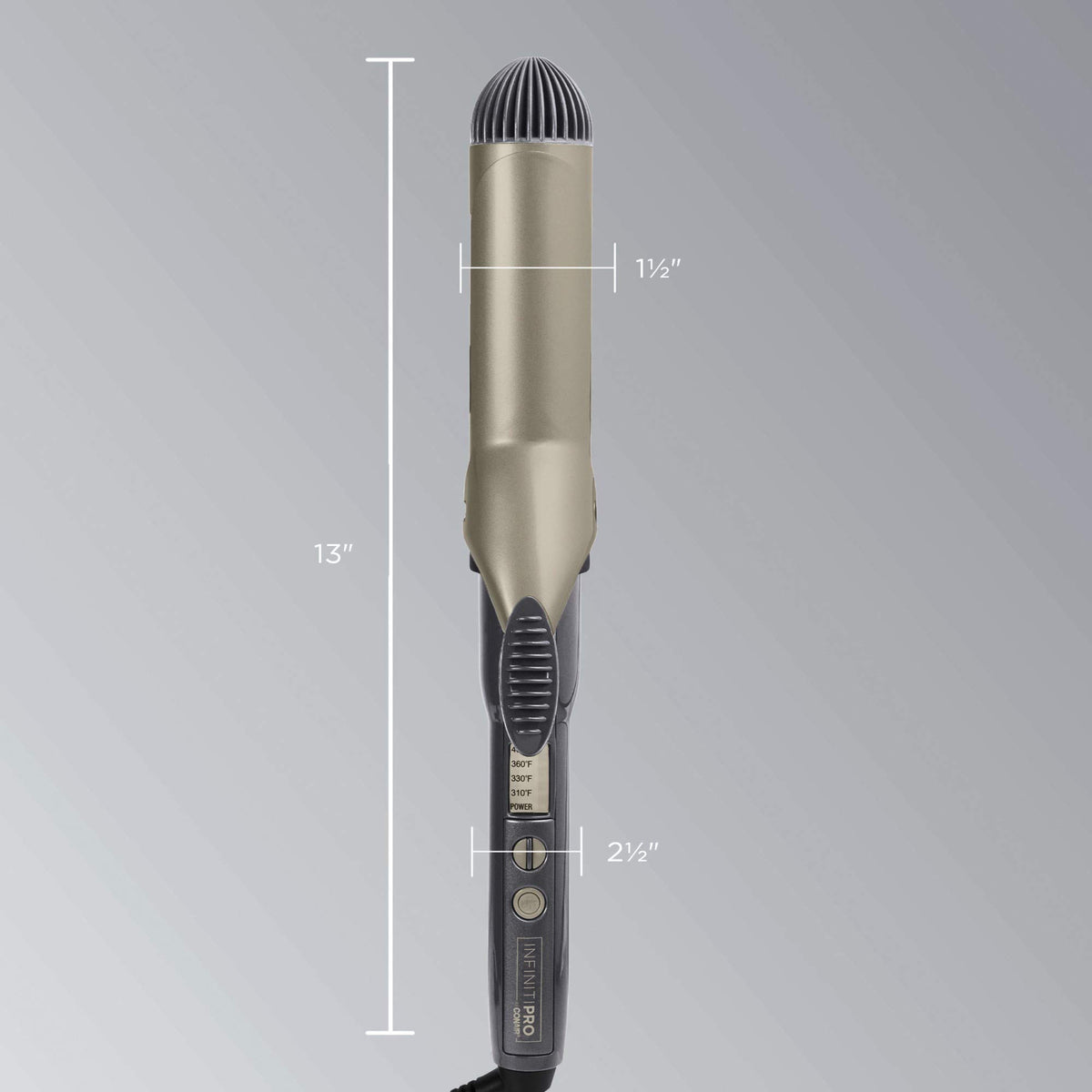 Conair INFINITIPRO protective heat shield stored safely for cool handling