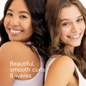 Conair InfinitiPro held in hand to show scale and an 8-foot cord for easy movement
