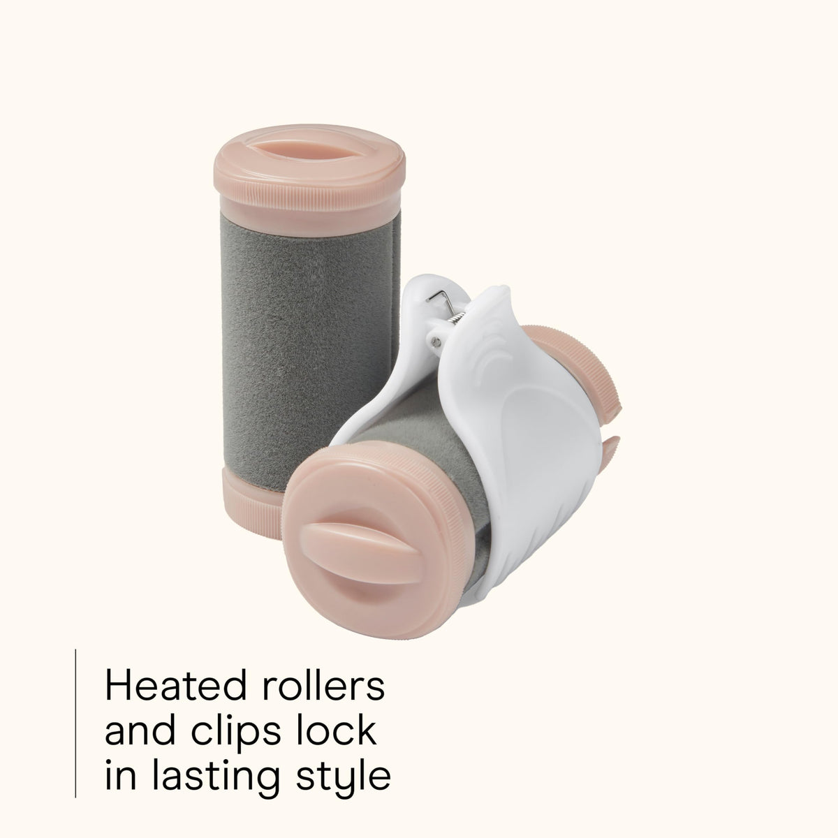 Conair INFINITI PRO rollers in use on model creating smooth beachy waves