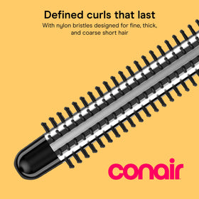 Conair instant heat barrel close-up highlighting even-heating surface for consistent curls