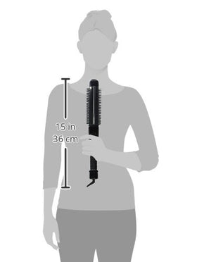 Conair nylon bristles detail protecting hair and detangling during curling