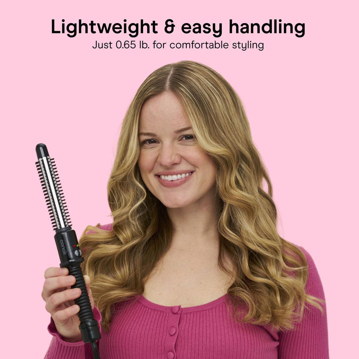 Conair instant heat extra-long cool tip and handle for safe comfortable control
