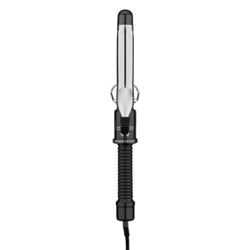 Conair front view of curling iron showing sleek design and quick styling benefit