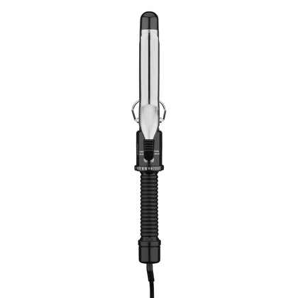 Conair front view of curling iron showing sleek design and quick styling benefit