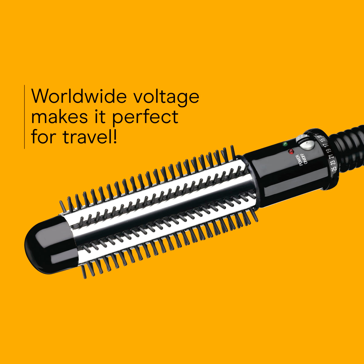 Conair handle and controls featuring 25 heat settings for precise temperature