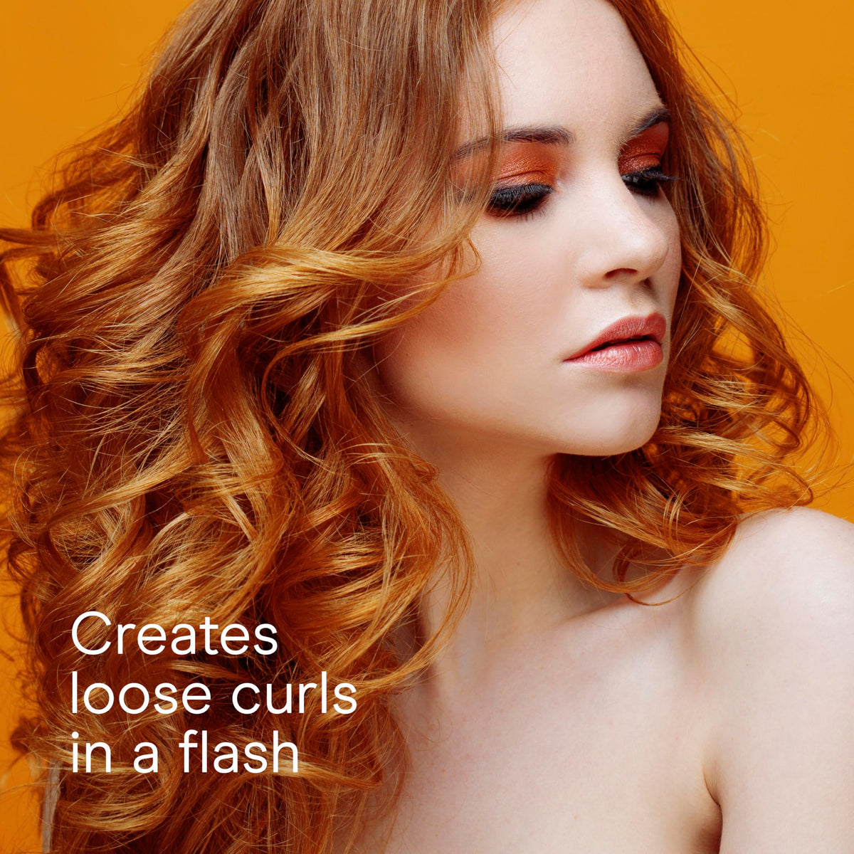 Conair iron styling long hair producing soft waves and natural volume