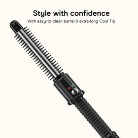 Conair instant heat held in hand showing lightweight design for easy, fatigue-free use