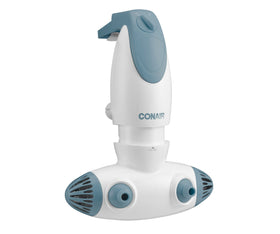 Conair Jet Hydro Spa front view mounted on tub showing easy installation and fast relaxation
