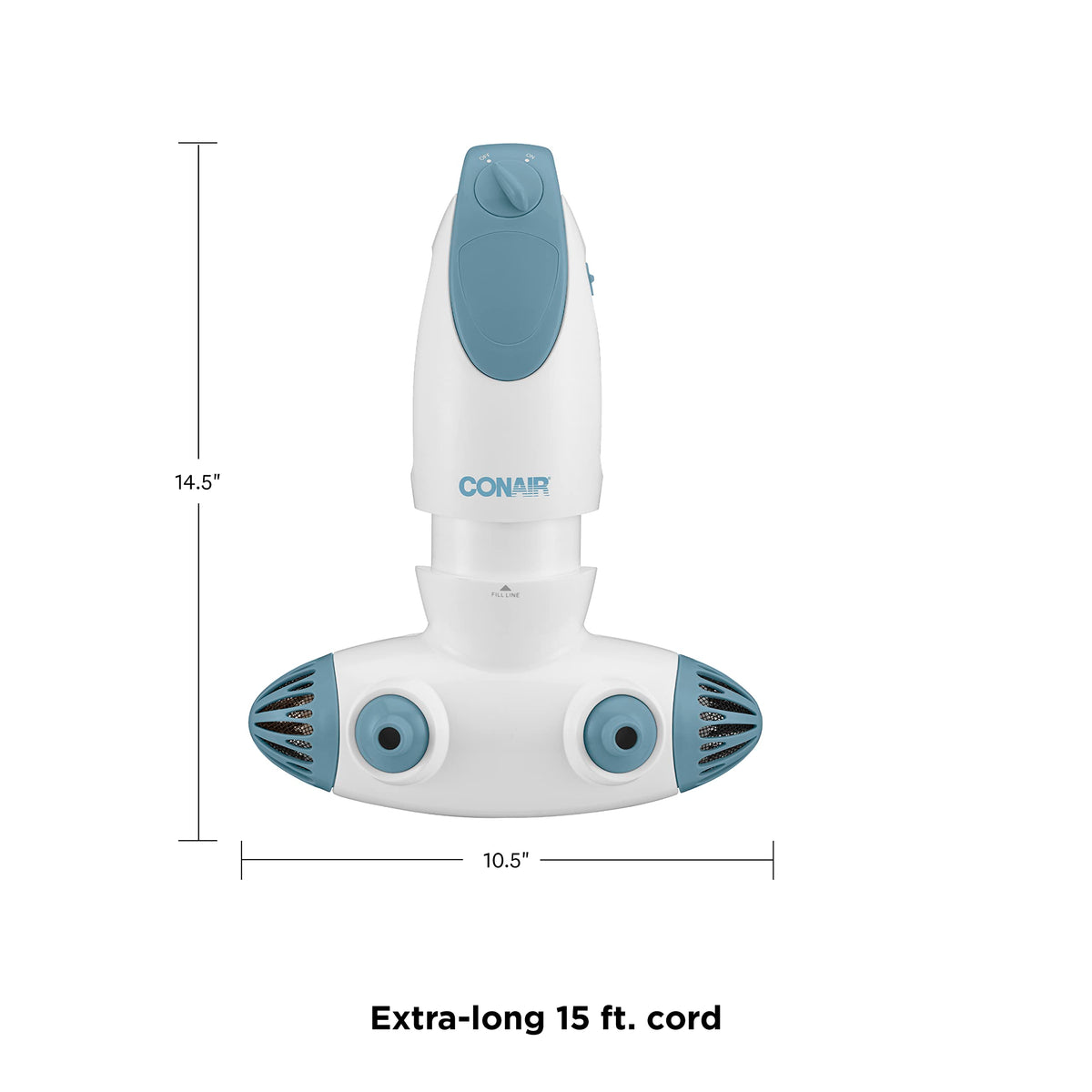 Conair spa in a bathroom tub with towel showing at-home spa comfort and relaxation