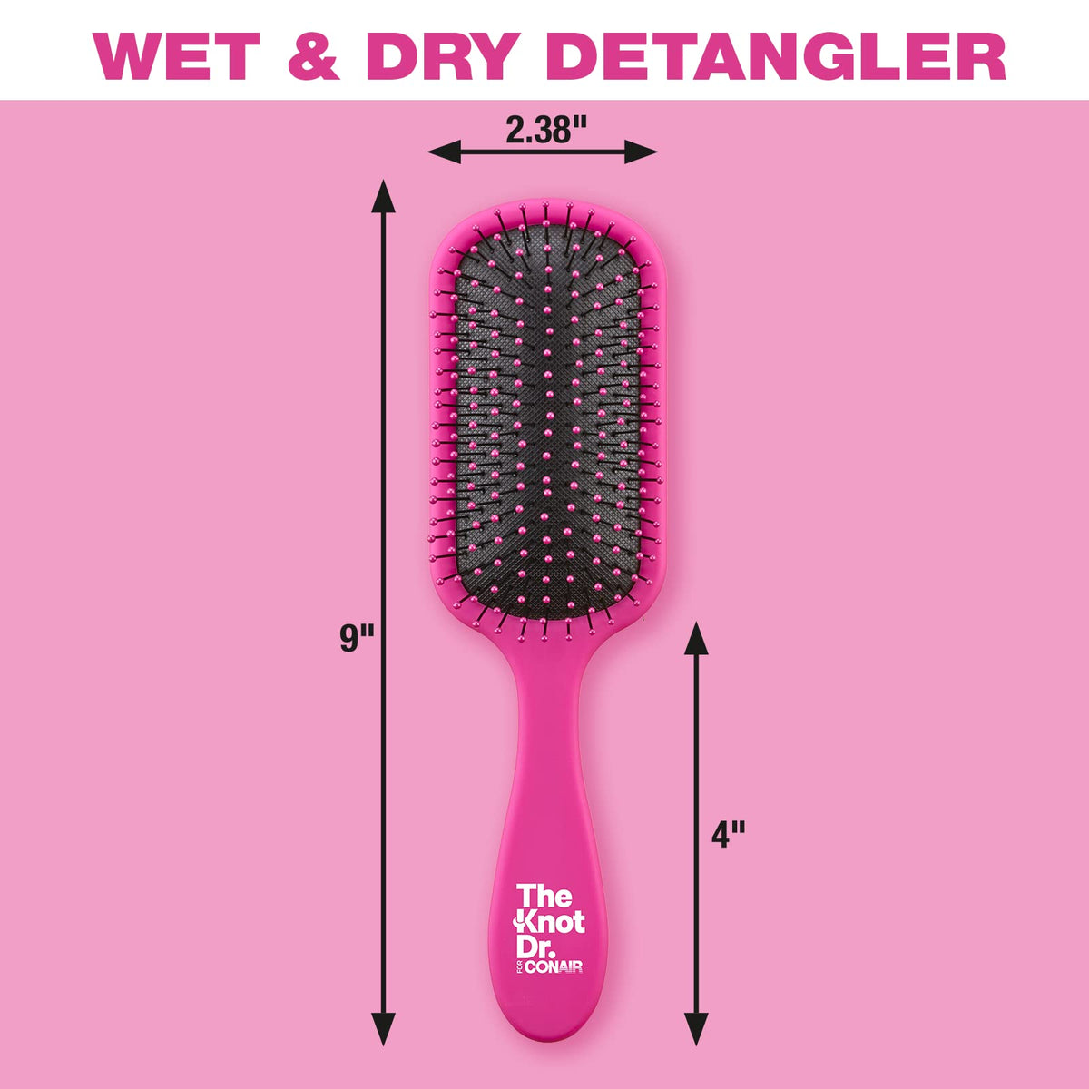 Conair Knot Dr soft-touch handle detail for secure control during styling