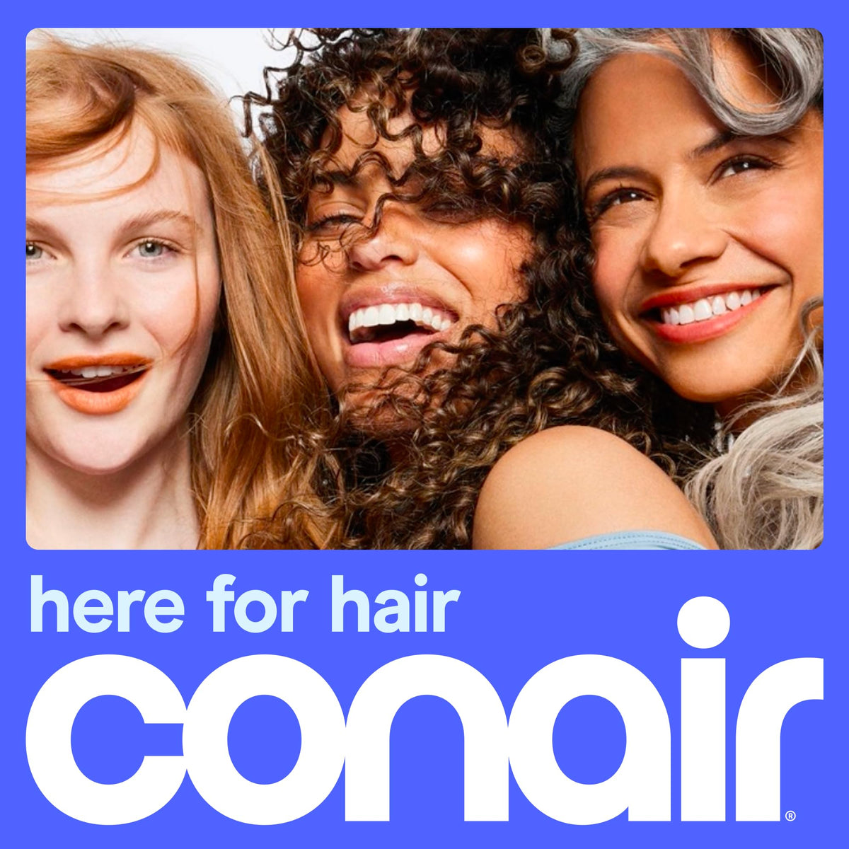 Conair on vanity in lifestyle setting for consistent makeup results