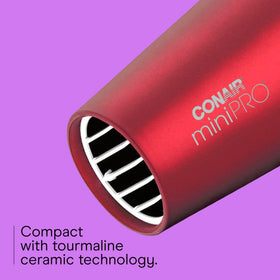 Conair Mini Pro with concentrator nozzle attached for precise styling control