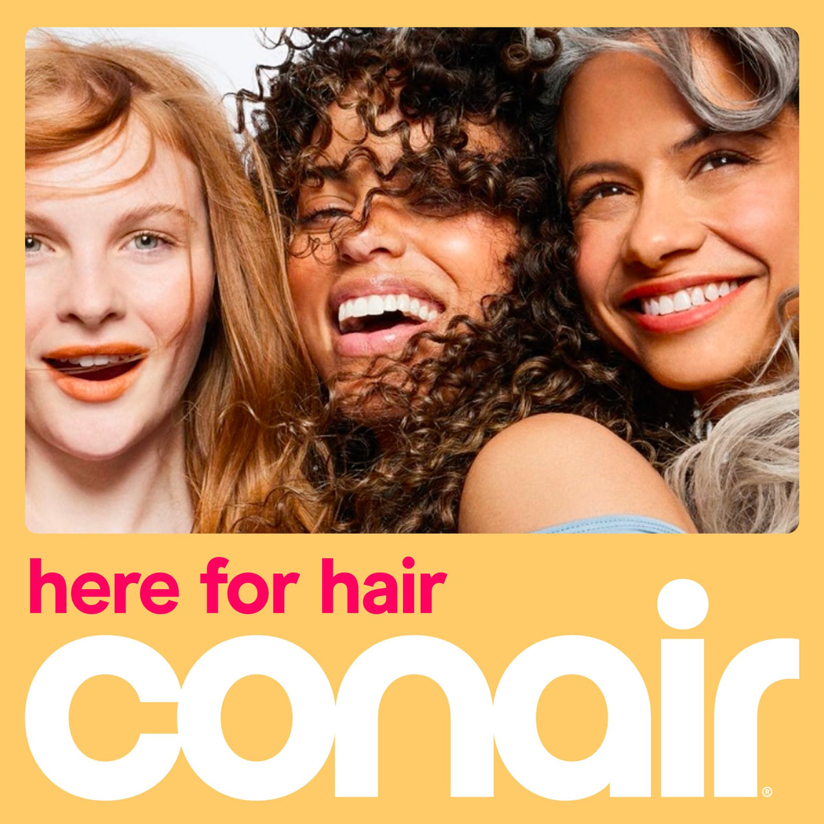 Conair packaging and contents showing durable build and included features