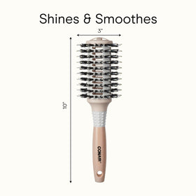Conair packaging and label closeup highlighting product features and care