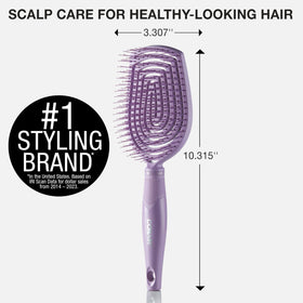 Conair packaging label highlighting 85% recycled plastic for eco benefit