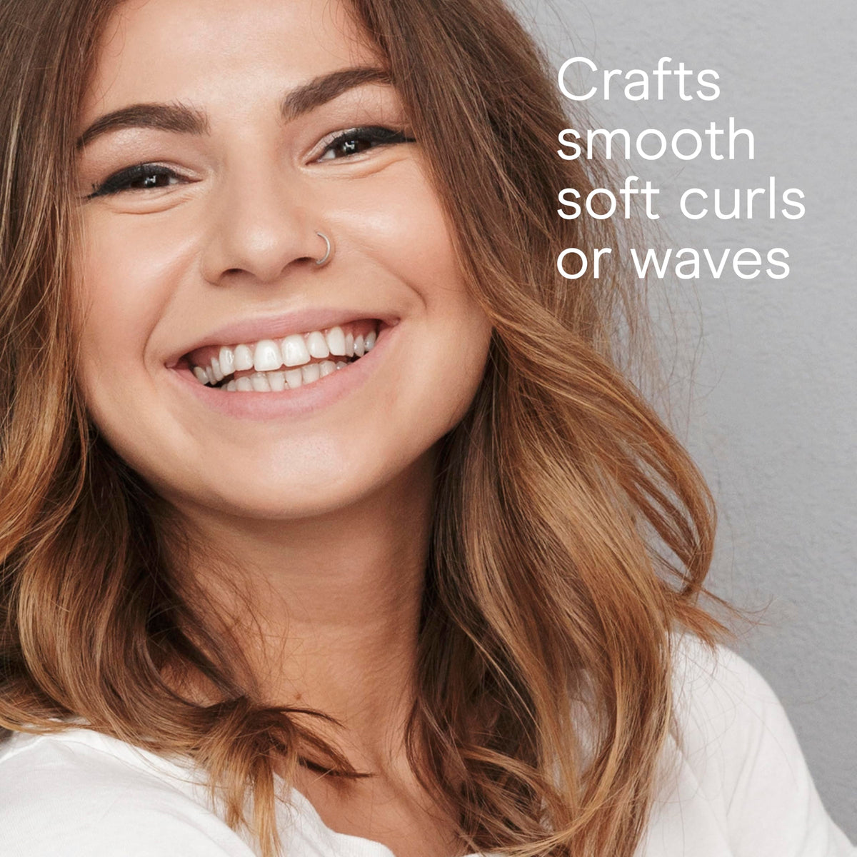Conair used in salon-style setting producing shiny, smooth blowout result