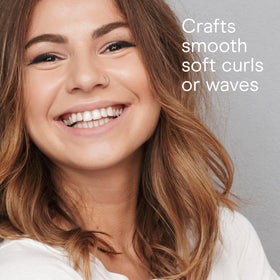 Conair used in salon-style setting producing shiny, smooth blowout result