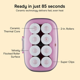 Conair roller with super clip detail keeping rollers secure for reliable results