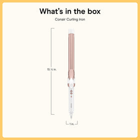 Conair held in hand to show 16-ounce balanced weight advantage
