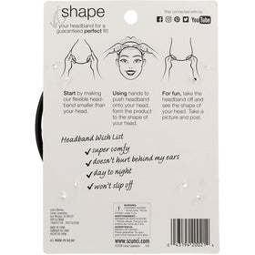 Conair Scunci headband worn by runner demonstrating comfortable secure hold during activity
