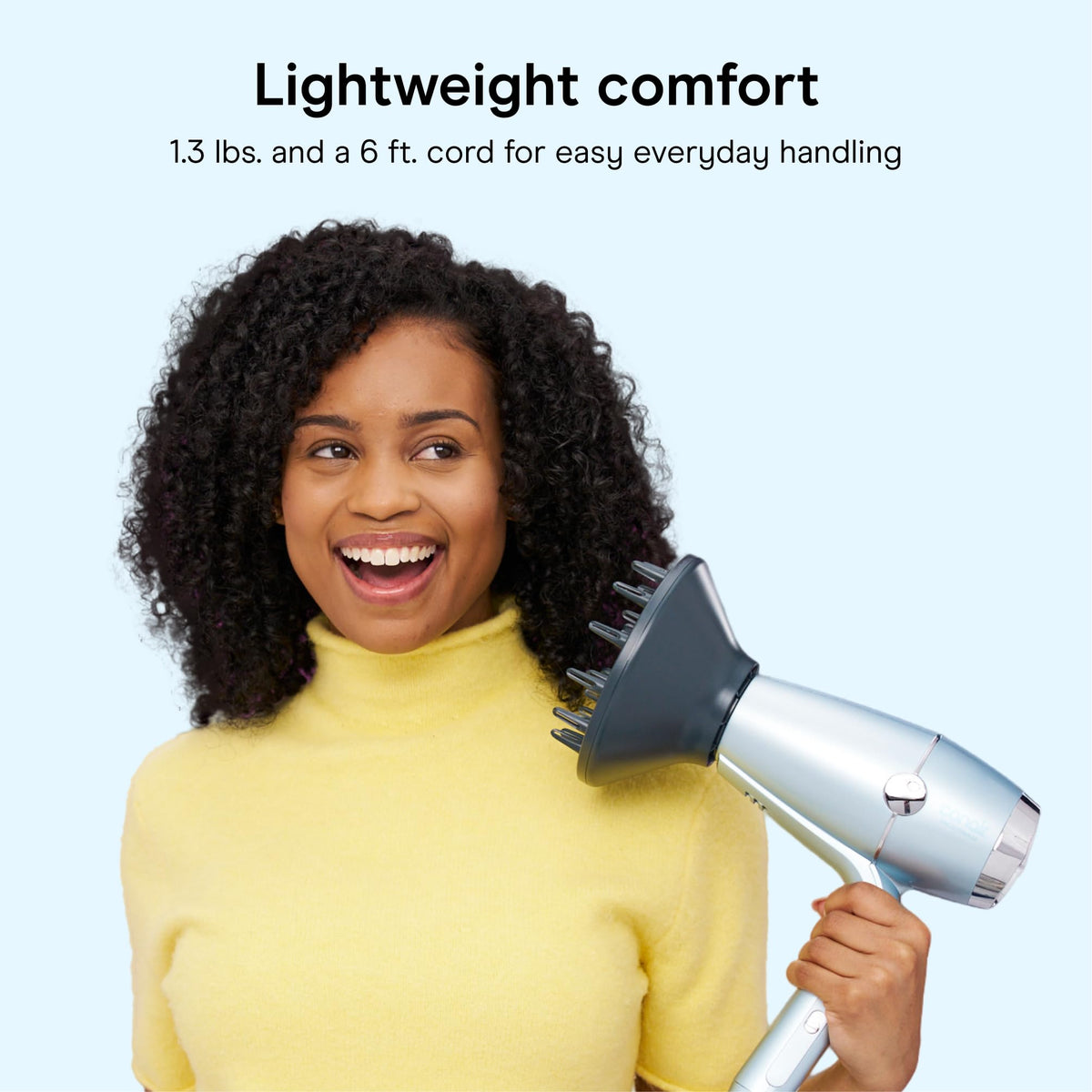 Conair SmoothWrap ceramic grille close-up, ensures even heat and reduces hot spots