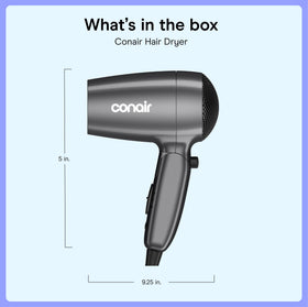Conair close-up airflow over hair showing fast-drying performance benefit