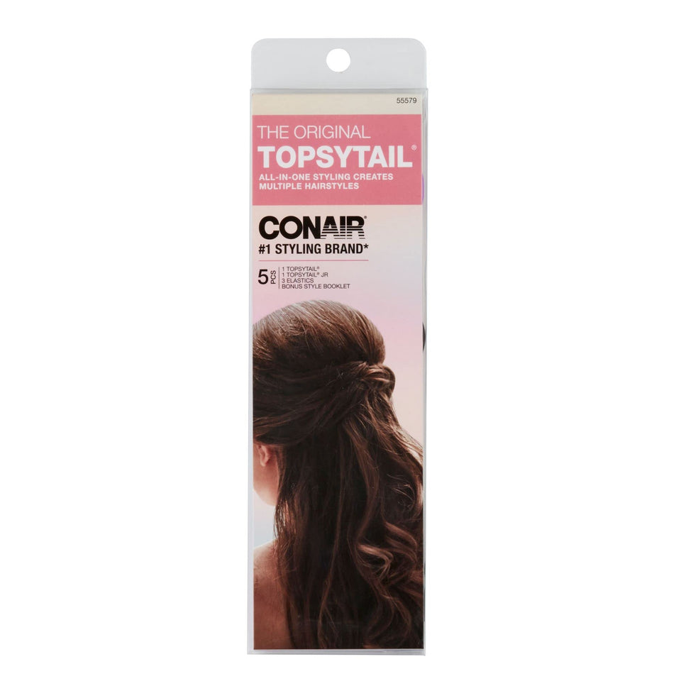 Conair TopsyTail front view showing both loop sizes for quick styling