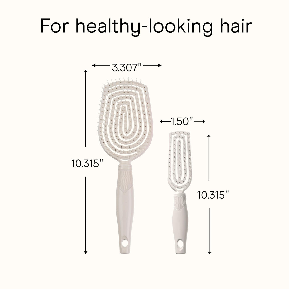 Conair travel brush in a bag for on-the-go styling and quick touch-ups