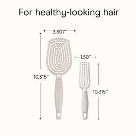 Conair travel brush in a bag for on-the-go styling and quick touch-ups