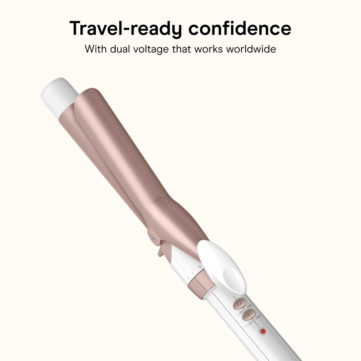 Conair travel shot with dual voltage feature for reliable styling abroad