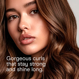 Conair curling iron with dual voltage label ideal for travel convenience
