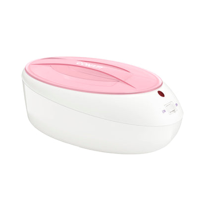 Conair True Glow front view showing compact pink paraffin bath and controls for easy use
