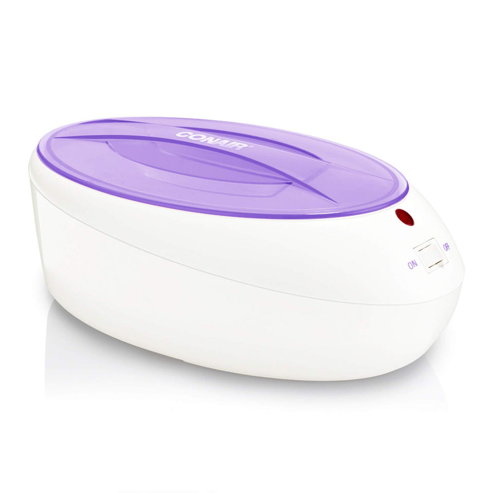 Conair True Glow front view showing purple paraffin bath and compact design for home spa