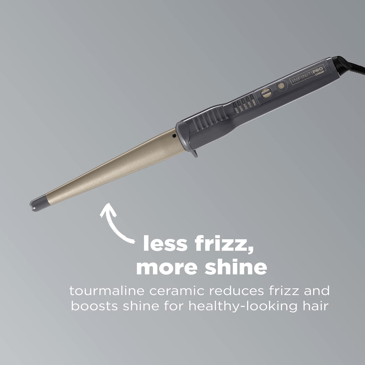 Conair You Curl barrel close-up showing tourmaline ceramic surface for reduced frizz