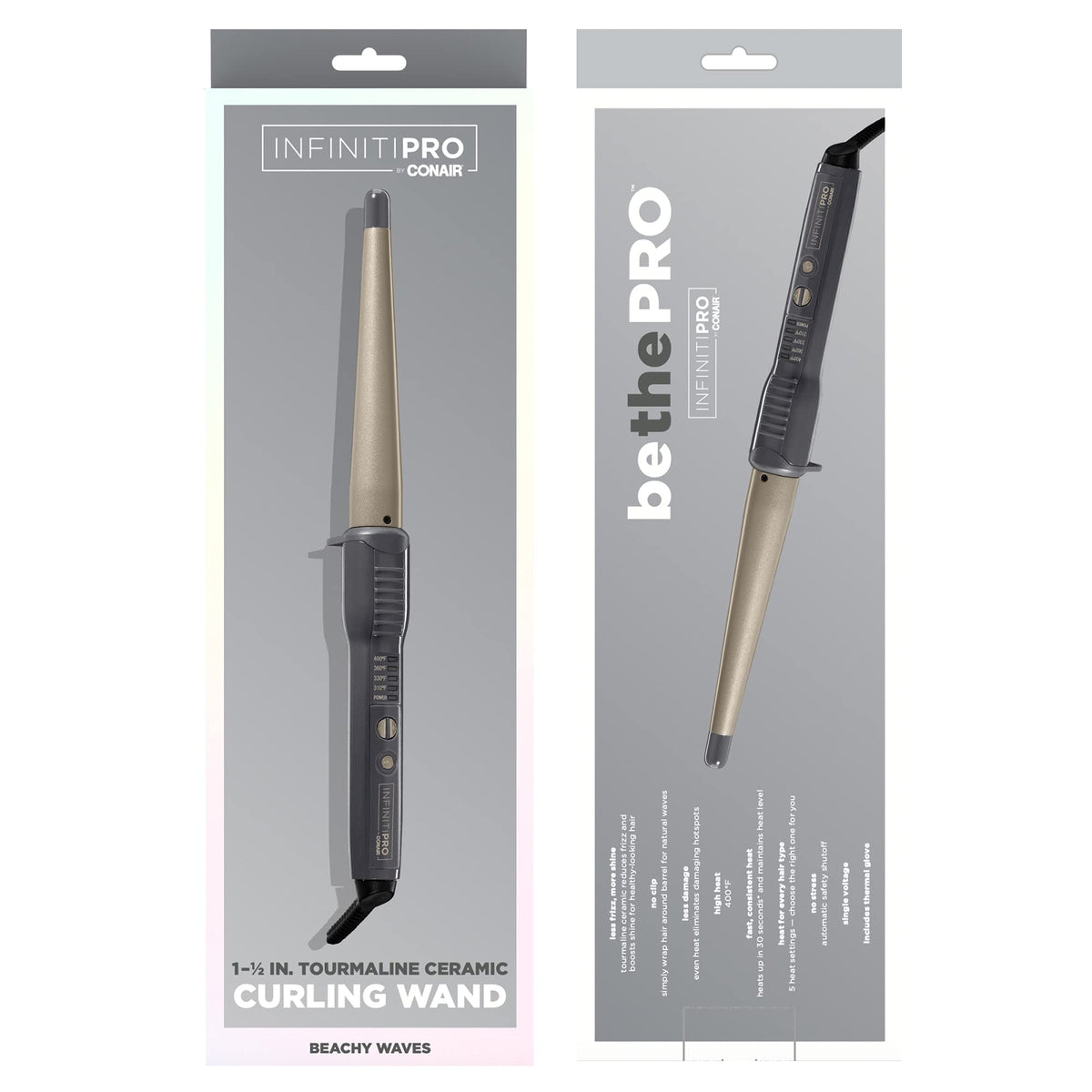 Conair You Curl packaging and instruction guide showing included warranty and manual