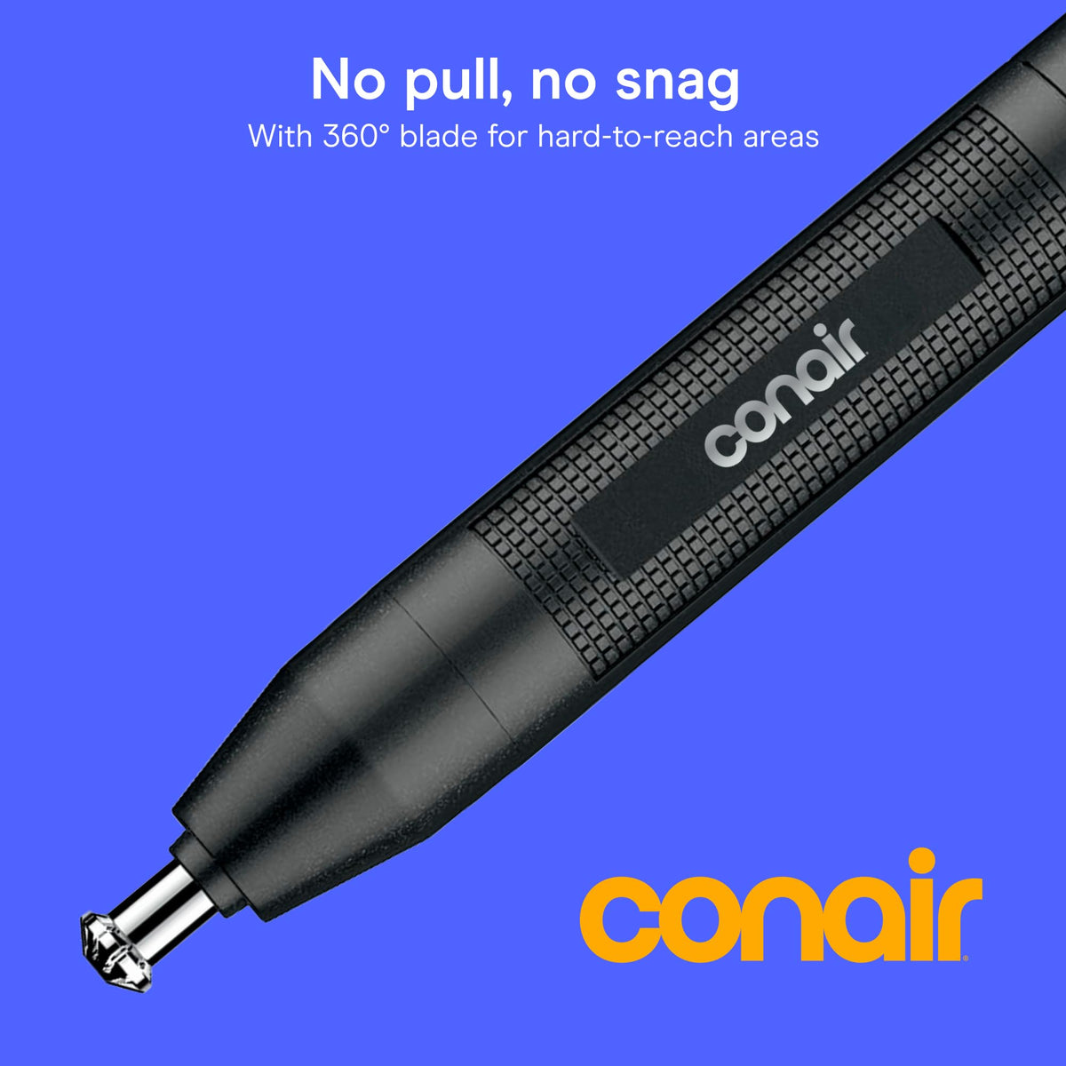 ConairMAN close-up of 360-degree bevel blade highlighting smooth trimming