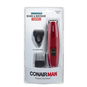 ConairMAN combs and accessories laid out showing organized kit for everyday grooming
