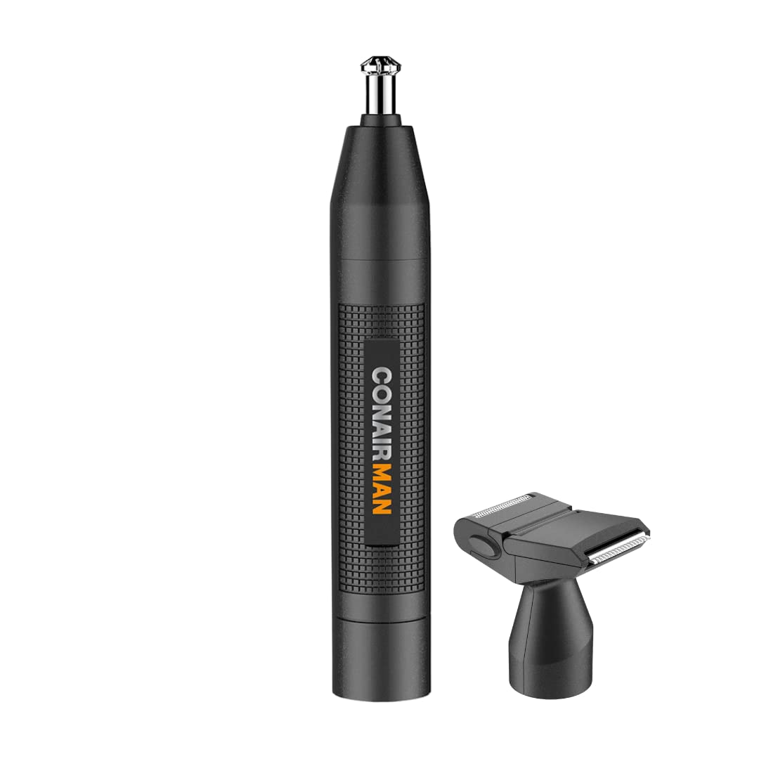 ConairMan front view of trimmer showing compact design and quick grooming benefit