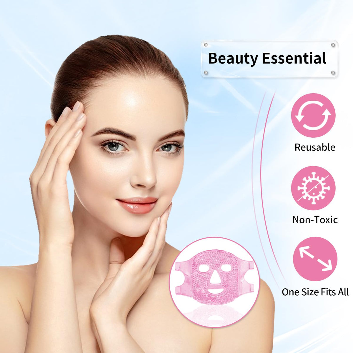 CONBELLA used during skincare routine offering soothing pre-cleanse warmth