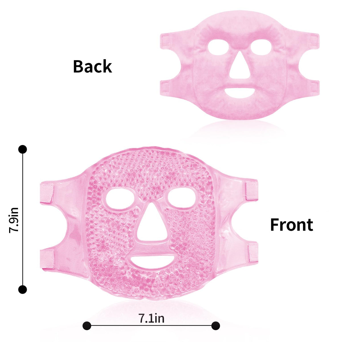 CONBELLA mask worn by model demonstrating secure fit and cooling relief