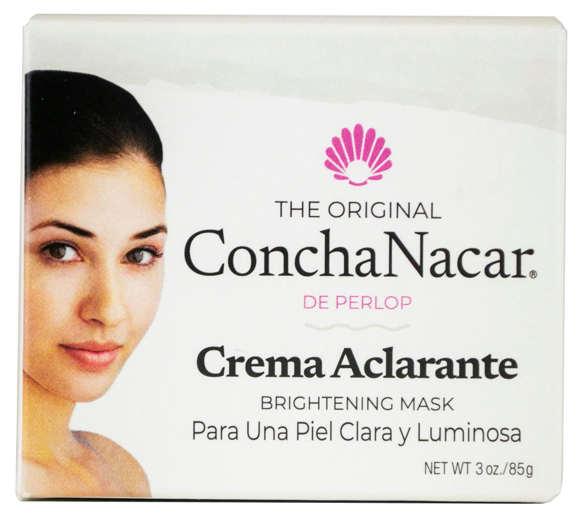 Concha Nacar front packaging showing product label and size benefit