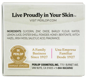 Concha Nacar jar open showing creamy mask texture for gentle exfoliation